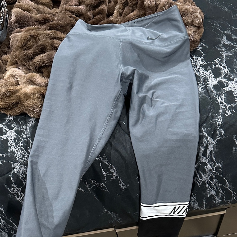 Nike Charcoal and Black Leggings